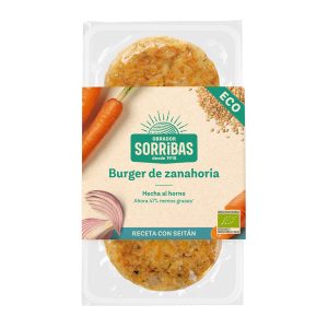 Hamburguesa Vegetal Pastanaga Seitan-Tofu BIO, 160g